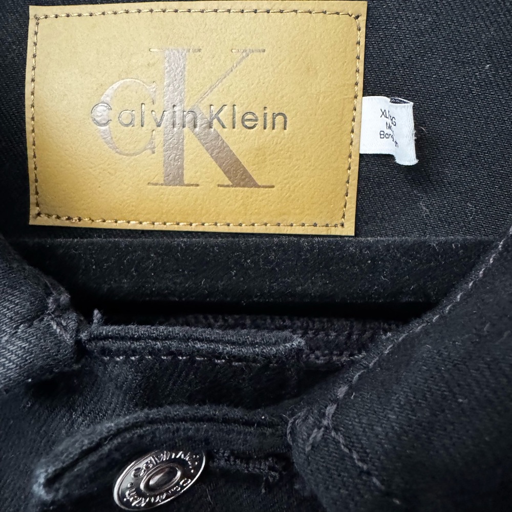 Calvin Klein Black Button-Up Jacket - Picture 5 of 9